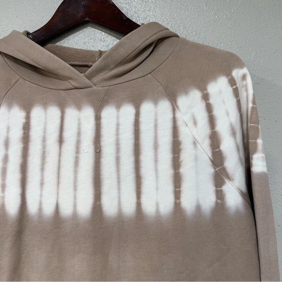 Madewell Sweaters - Madewell Resourced Cotton Retro Tie Dye Hoodie Cream Cotton Women’s Size Small
